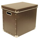 安達紙器 硬質パルプボックス フタ式大 PBF-826 茶【取寄品】(3)