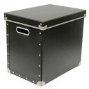 安達紙器 硬質パルプボックス フタ式大 PBF-831 BK Cツキ【取寄品】