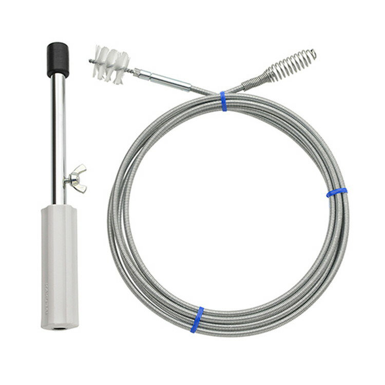 カクダイ GAONA(ガオナ) これカモ ブラシつきパイプクリーナー(3m) GA-KK011【取寄品】