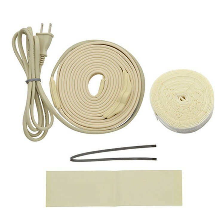 ★【在庫限り】GAONA これカモ 凍結防止ヒーター 2m サーモスタットつき (水道管の凍結防止 金属管用) G..