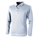 C’sCLUB パフォーマンス長袖ポロシャツ シルバー 1110-26-M【取寄品】