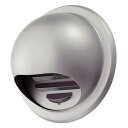 ハイロジック 丸型フード付ガラリ ダンパ付 SK-SGF100D-SLC【取寄品】