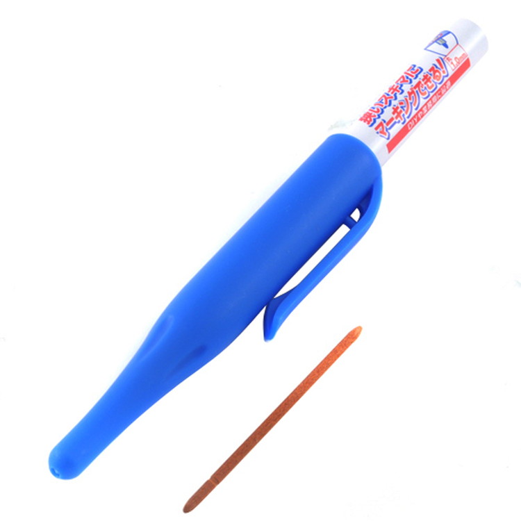 ［4個までゆうパケ対応］シャチハタ ロングニブマーカー 青 K-710/H-B