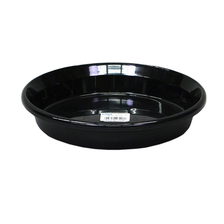 アップルウェアー 鉢皿F型 6号 ブラック【取寄品】