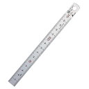 シンワ 直尺 15cm上下段1mmP 13404【取寄品】