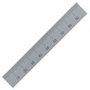 シンワ マシンスケール上左基点 穴無 100MM 14128【取寄品】