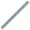 シンワ マシンスケール下左基点 穴無 200MM 14149【取寄品】