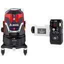 シンワ レーザーロボ LEXIA 51レッド 自動追尾回転台 受光器セット 69740【取寄品】
