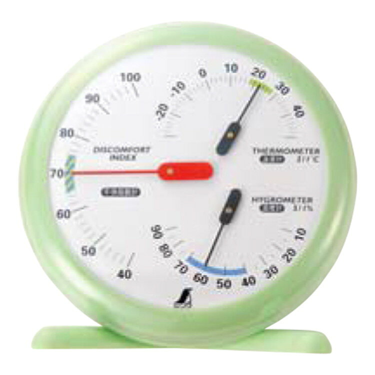 シンワ温湿度不快指数計R-1丸型7...