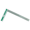 シンワ アルミ台付スコヤ 目盛なし 74116 50cm【取寄品】
