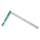 シンワ アルミ台付スコヤ 目盛なし 74117 60cm【取寄品】