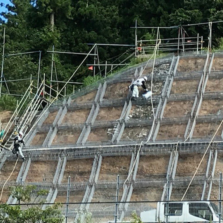 まつうら工業 法面用シグナルロープ(親綱) 18mmX50m【取寄品】 3