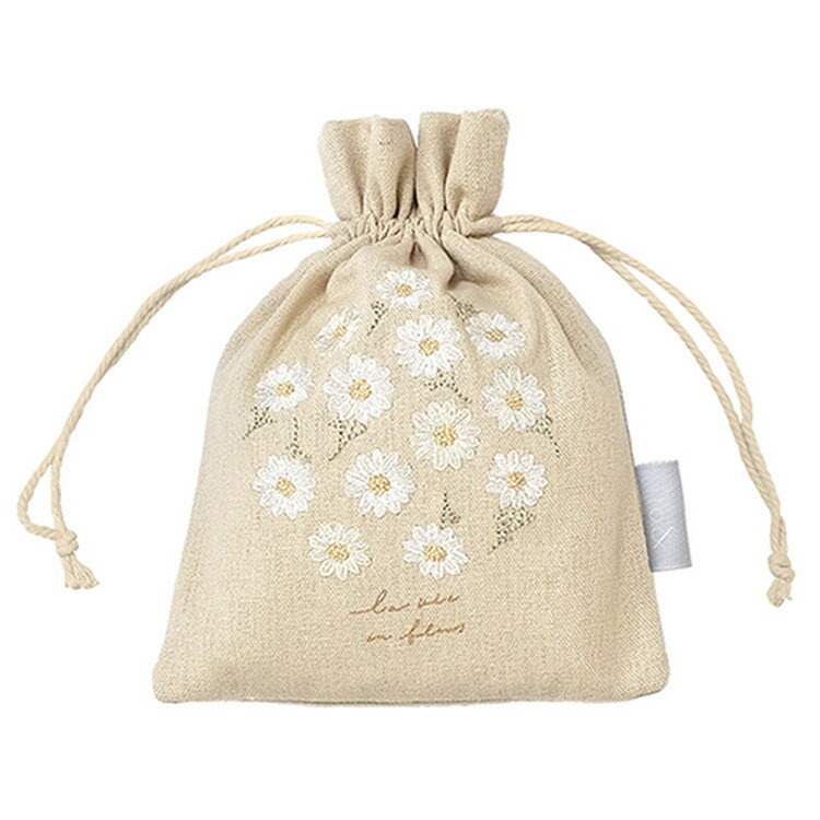 グリーンハウス 刺繍巾着袋 IT004-14