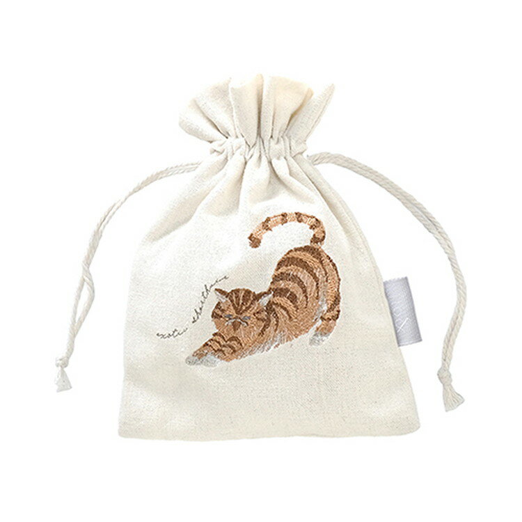 グリーンハウス 刺繍巾着袋 IT004-17