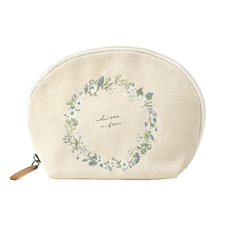 グリーンハウス 刺繍シェルポーチ IT007-4