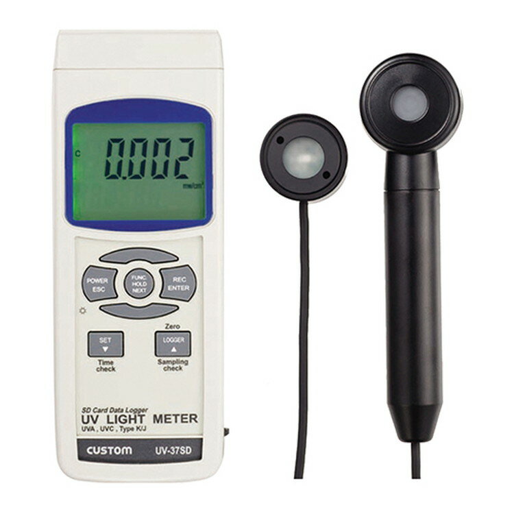 CUSTOMデータロガー紫外線強度...
