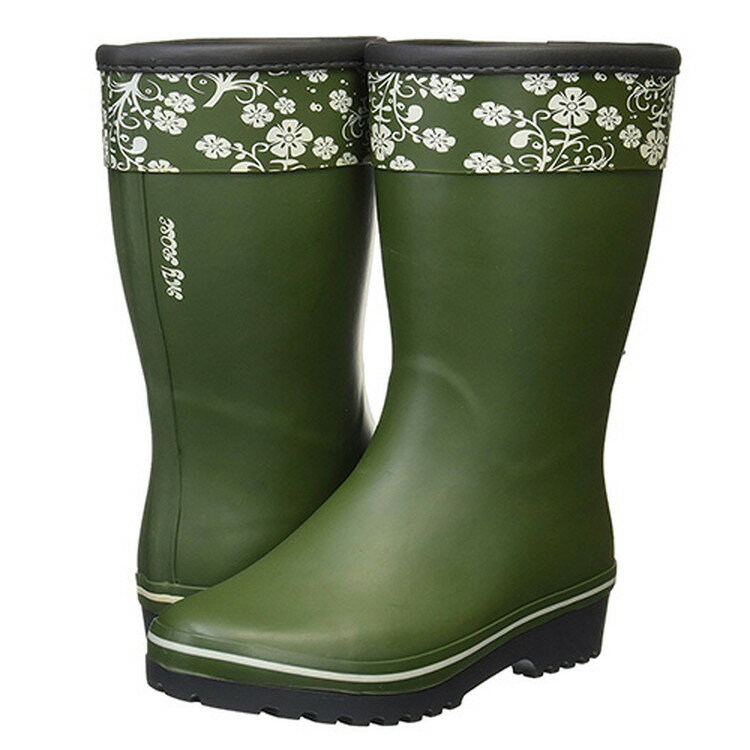 フクヤマ 福山ゴム(フクヤマ) マイローズ(作業用長靴)＃21 カーキ M(23.5〜24.0cm)