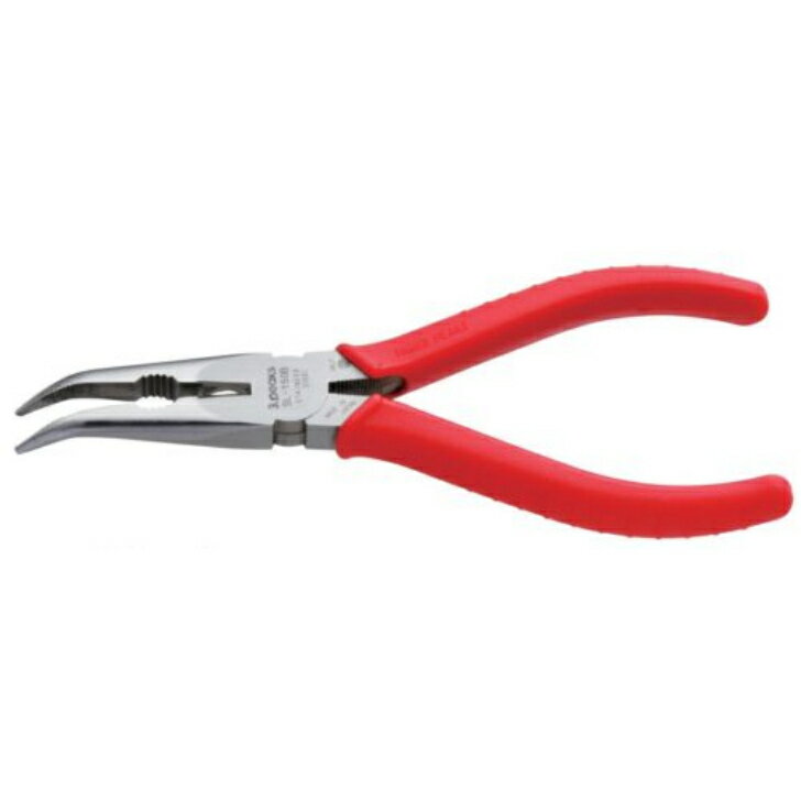 【メーカー取寄】3.peaks(スリーピークス) ステンレス製先曲ラジオペンチ 150mm SL-150BZ【エラストマー樹脂グリップ】