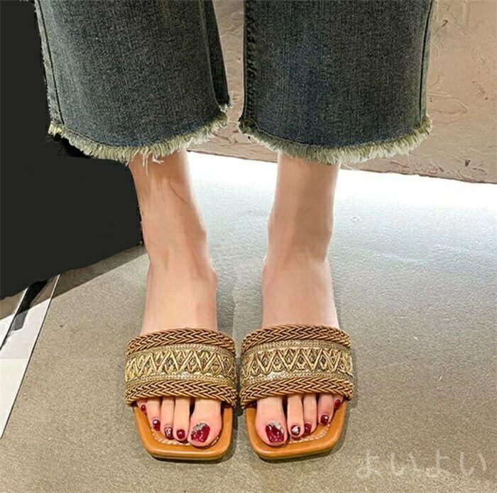 【送料無料】軽量 カジュアル 夏靴 人気 おしゃれ きれいめ ビーチサンダル フラット 痛くない ローヒール サンダル ぺたんこ