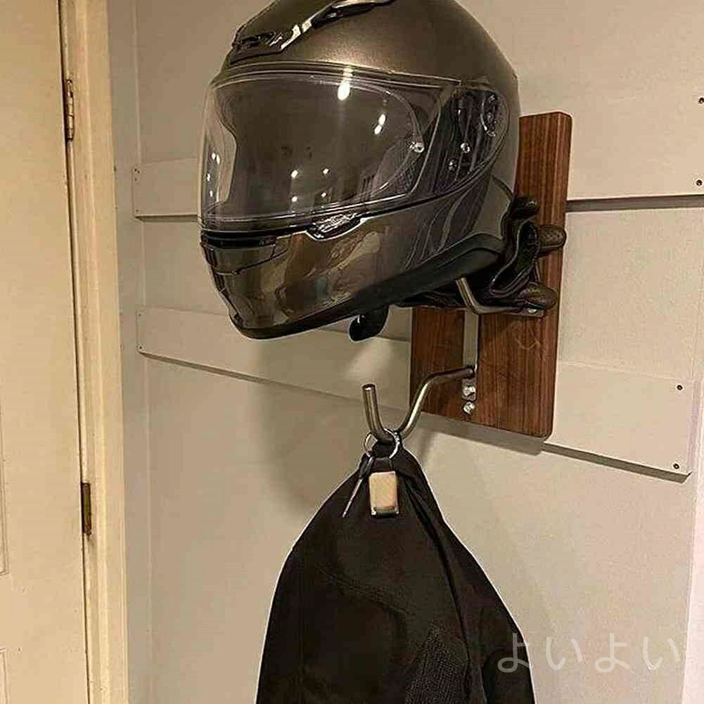 【送料無料】帽子ハンガー ヘルメットホルダー ヘルメットハンガー 掛け ヘルメット 帽子 コート ドア 扉 カバン 鞄 玄関 玄関収納 収納 [3]