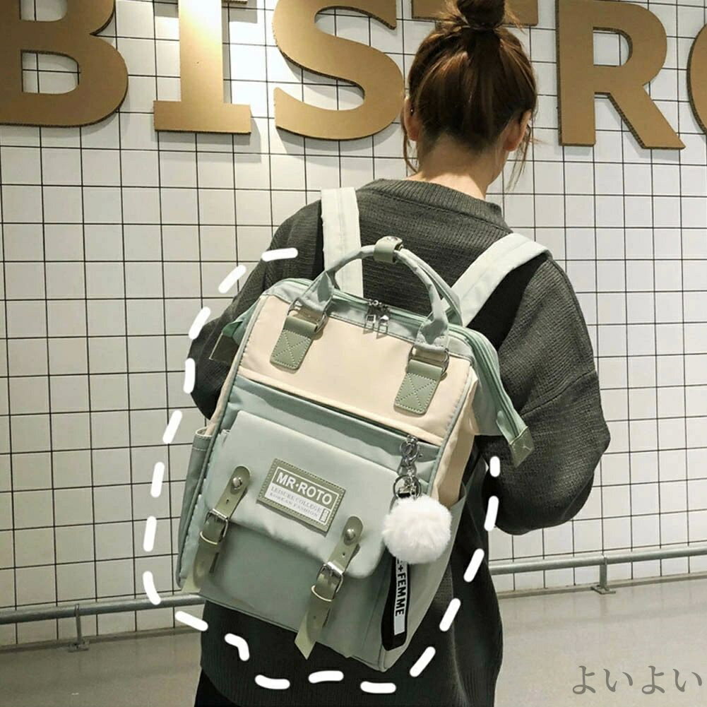 【送料無料】おしゃれ 多機能 旅行 通勤 通学 学生 マザーズリュック 防撥水 塾用 通塾バッグ 手提げ リュックサック