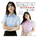 【送料無料】制服 スーツ 長袖 選べる襟 形態安定 事務服 インナー ワイシャツ オフィス シャツ ブラウス 半袖 リクルート