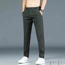 【送料無料】パンツ ゴルフパンツ チノパン 涼しい ストレッチ アイスシルク ウェストゴム カジュアル