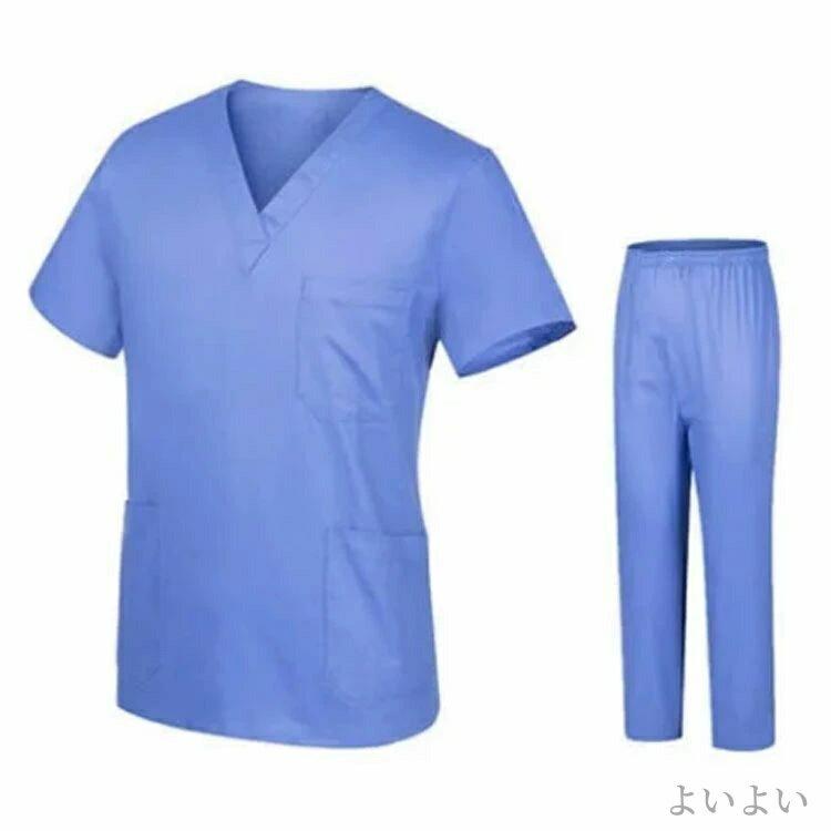【送料無料】医療 女性用 ナース服 医師 レディース ユニフォーム 整体 半袖 カラ...