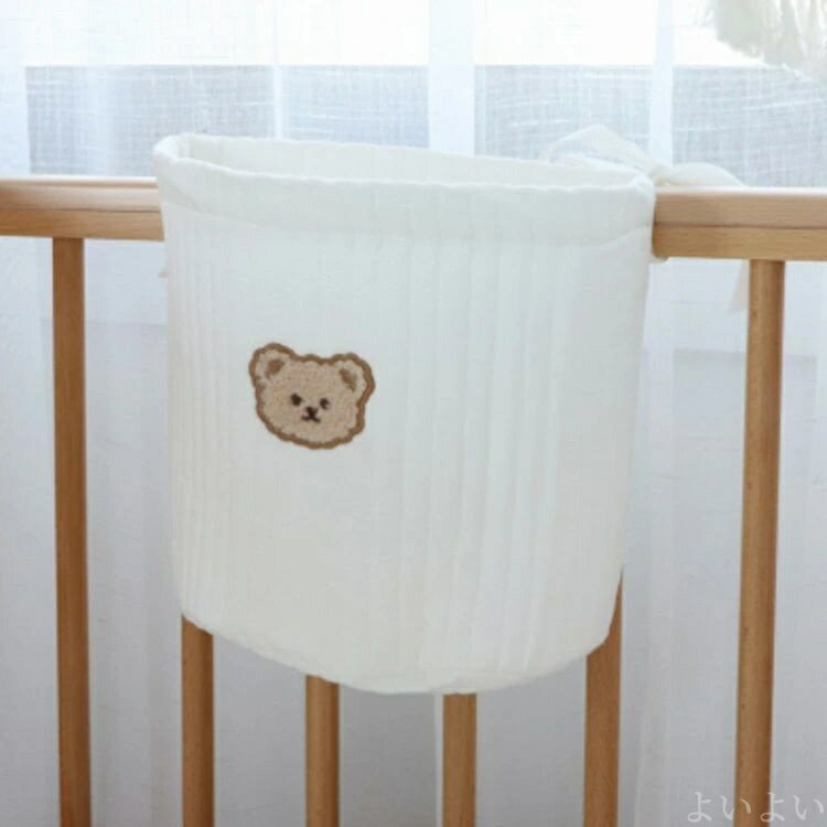 【送料無料】プレゼント ギフト 出産祝い 誕生日 柔らか 便利 小物入れ 雑貨 おむつ 収納 キルティング 綿 ナチュラル