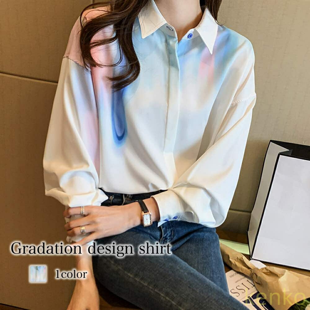 楽天市場】グラデーション（シャツ・ブラウス｜トップス）：レディース