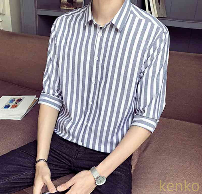 楽天よいよい【送料無料】シャツ メンズ オフィス 襟付き 夏 オシャレ おしゃれ フランネル 涼しい カジュアル おもしろ 黒 インナー Tシャツ ゴルフ 半袖 ブランド 派手 ネルシャツ ロング コーデ ドルマ