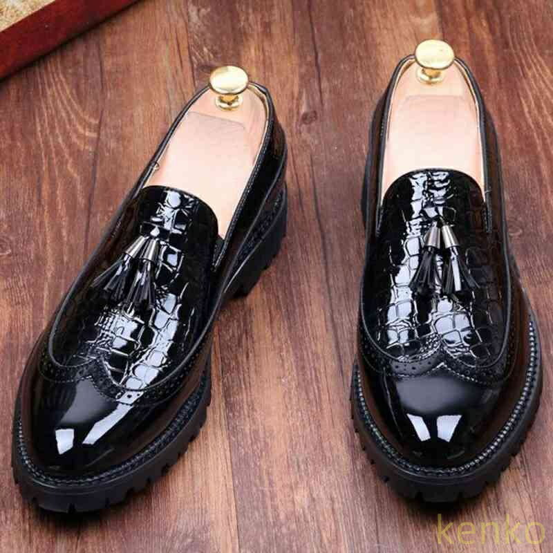 【送料無料】ローファー メンズ スリッポン シューズ 仕事 ブーツ バレエシューズ 革 レザー 靴 大人 スエード 冬 ヒール ローヒール ハイ 黒 革靴 学生 スニーカー 夏 軽量 ビジネス カジュ?