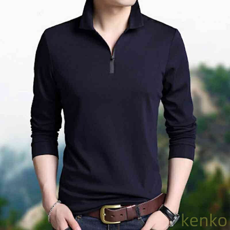 【送料無料】ポロシャツ メンズ 作業着 綿 コーデ 防寒 40代 おしゃれ 長袖 前開き 襟付き 秋 おすすめ 春 シャツ ゴルフ ウェア ビジネス 黒 60代 冬 大きいサイズ 厚手 ブランド 着こなし 暖?