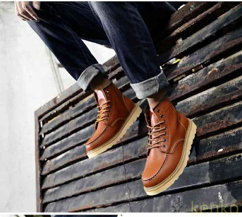 【送料無料】ブーツ メンズ ワーク 軽い ファスナー 夏 ブランド ルーム シューズ 幅広 革 ジッパー 冬..