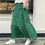 【送料無料】スカート ロング丈 レディース 花柄 ボヘミアンスタイル ハイウェスト スカート 春 韓国フ..