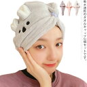 【送料無料】【2個セット】 吸水タオル タオルキャップ 吸水速乾 大人 子供 ヘアドライタオル ヘアターバン マイクロファイバー お風呂上がり ヘアーキャップ