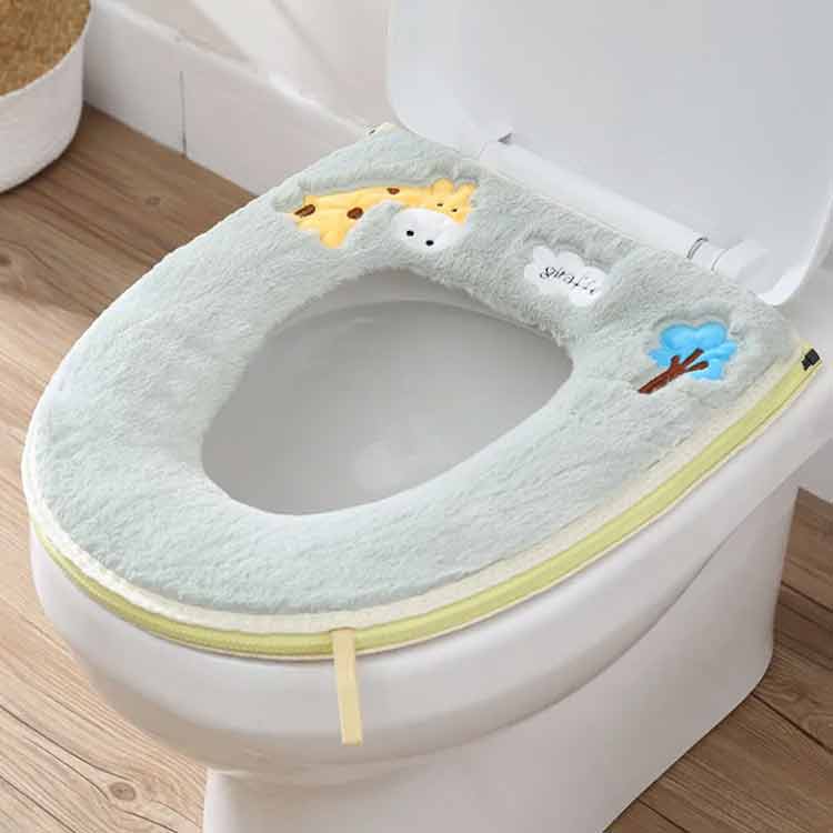 【送料無料】便座カバー 洗える ふわふわ トイレ 洗浄暖房 v型 清潔 o型 u型 イン...