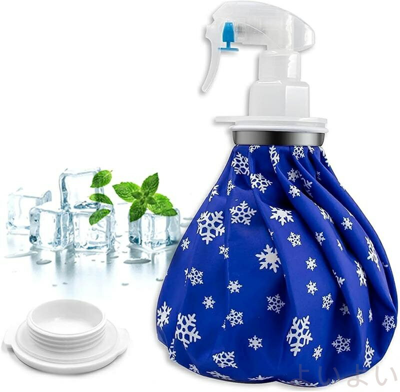 【送料無料】氷嚢 アイスバッグ スプレー付き 氷のう アイシングバッグ 大口径 水漏れ防止 氷のうゴル..