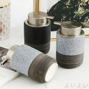 【送料無料】ソープディスペンサー 泡 陶器 セラミック ソープボトル シャンプーボトル 300ml ハンドソープ 泡 ボトル 洗剤 石鹸 泡ソープ ボトル 手動