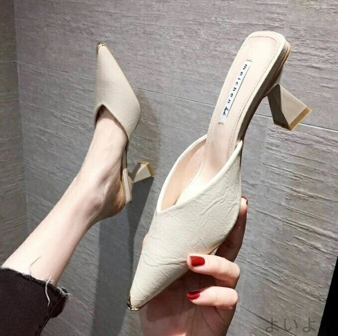 【送料無料】春夏新作！ミュール　サンダル レディース ミュール 痛くない 脱げない 靴 美脚 疲れにくい 走れる シンプル 履き心地　美脚