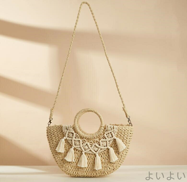 【送料無料】かごバッグ 竹ハンドル かごバッグ レディース かごバッグ カゴバッグ かごトートバッグ 編み込み 手編み 雑材 かごバック