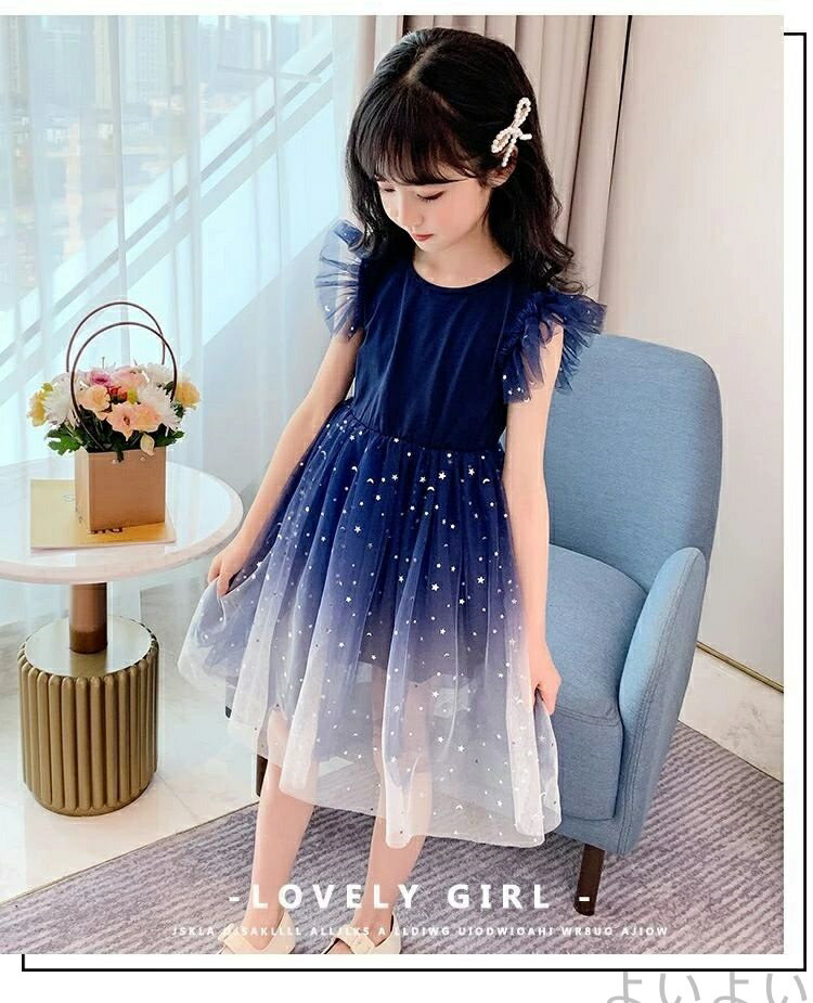 【送料無料】韓国子供服 キッズ ワンピース ひざ丈 ワンピース 子供ドレス 切替 フリル肩 普段着 フォーマル 七五三 結婚式 ピアノ発表会