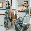 【送料無料】新作水着 レディース水着 3点セット水着 レディース 半袖水着 レディースラッシュガード