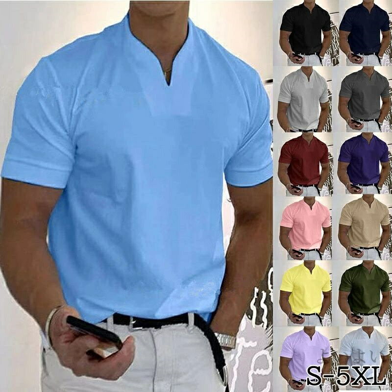 V领 - 【送料無料】vネックtシャツ メンズ 吸汗速乾 ドライメッシュ 半袖 TシャツVネック 無地 シンプル ドライtシャツ uvカット 涼しい さらさら UVカット スポーツウェア ルームウェア パジャマ