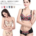 【送料無料】ブラショーツ ショーツセット 脇肉スッキリ バストアップ ブラジャー 補正下着 ブラジャー 脇肉 脇高ブラ 背肉 バストアップ 盛れる 谷間 補正 刺? 大きいサイズ 小胸