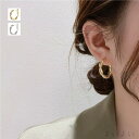【送料無料】人気のトレンドデザインを取り入れたツイストフープピアス アクセサリー ゴールド シルバー 大人 シンプル きれいめ カジ