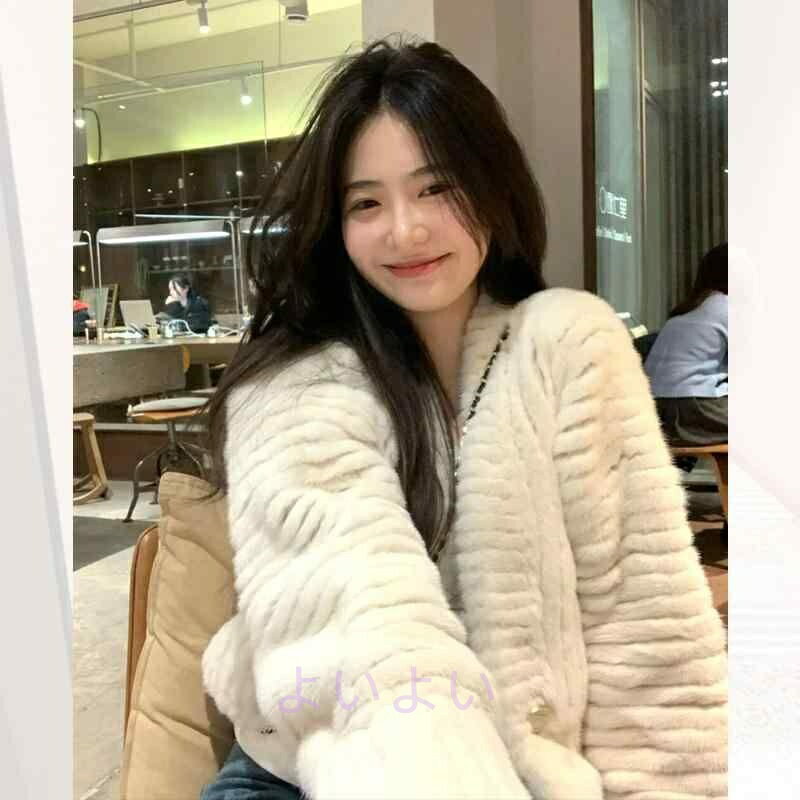 キレイ イミテーション 冬 上品 厚手 可愛い コート コート もこもこ レディース ショート 素敵 ワンピース