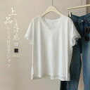 【送料無料】レース付き tシャツ カットソー レディース シャツ 半袖 夏 透け感 シアー 半袖カットソー Tシャツ トップス レース切り替え 春 夏 カジュアル vネック ナチュラ
