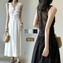 【送料無料】レース ワンピース レディース ロング シースルー ノースリーブ 夏 Vネック きれいめ マキシワンピース フレアワンピース マキシ ロングワンピース ロング aライ