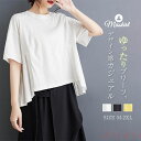 【送料無料】Tシャツ プリーツブラウス レディース 新作 クルーネック 切り替え tシャツ 無地 半袖 プリーツ トップス プルオーバー デザイン感 春 夏 着痩せ ゆったり 大き